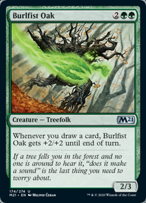 Burlfist Oak [Core Set 2021] - Destination Retro