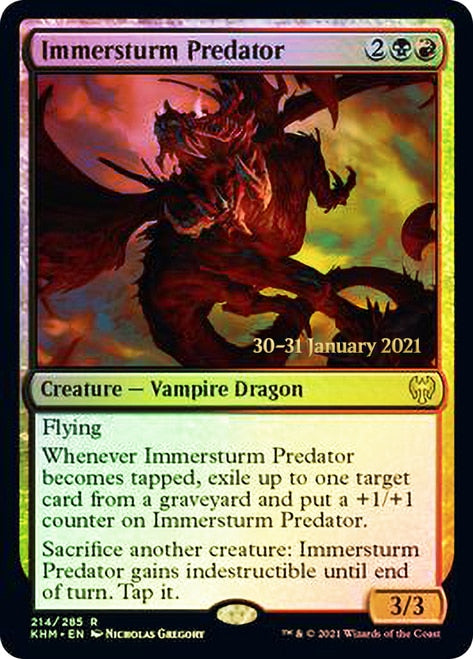 Immersturm Predator  [Kaldheim Prerelease Promos] - Destination Retro