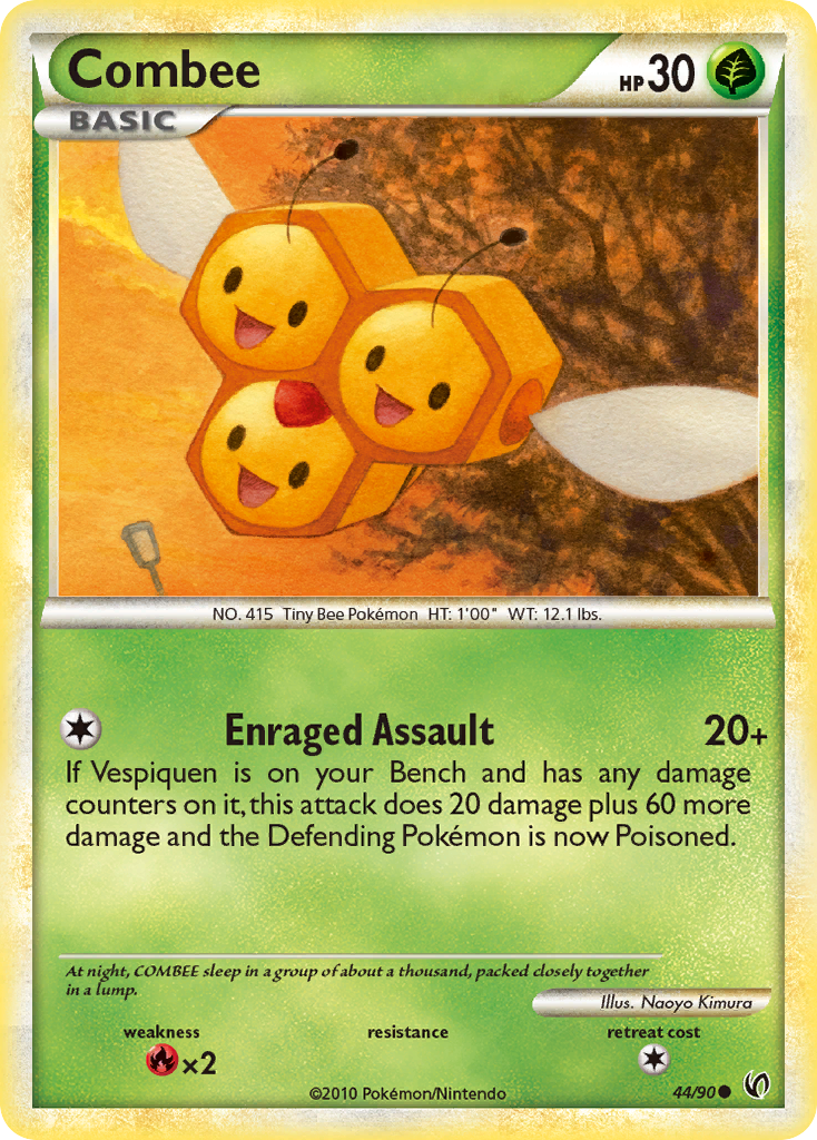 Combee (44/90) [HeartGold & SoulSilver: Undaunted] - Destination Retro