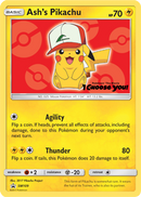 Ash's Pikachu (SM109) [Sun & Moon: Black Star Promos] - Destination Retro