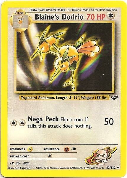 Blaine's Dodrio (32/132) [Gym Challenge Unlimited] - Destination Retro