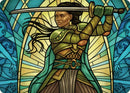Shanna, Purifying Blade Art Card 2 [Dominaria United Art Series] - Destination Retro