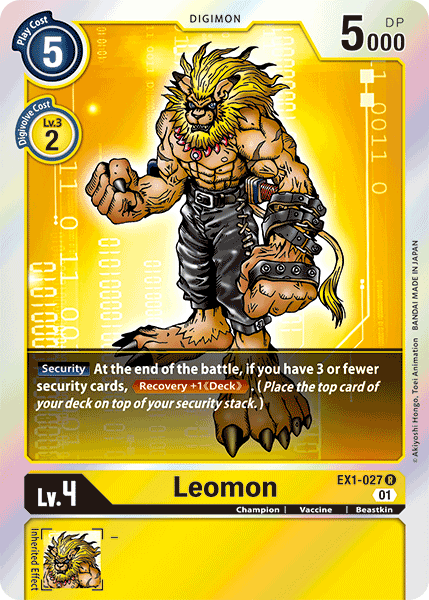 Leomon [EX1-027] [Classic Collection] - Destination Retro