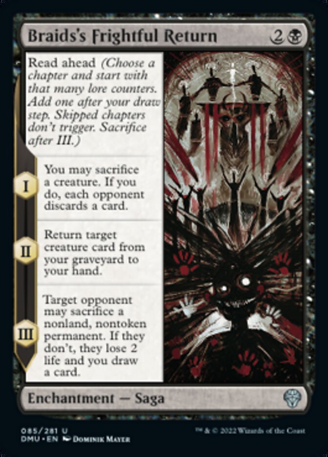 Braids's Frightful Return [Dominaria United] - Destination Retro