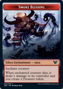 Smoke Blessing // Goblin Double-sided Token [Kamigawa: Neon Dynasty Commander Tokens] - Destination Retro