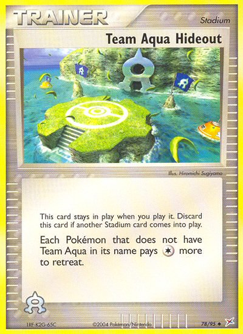 Team Aqua Hideout (78/95) [EX: Team Magma vs Team Aqua] - Destination Retro