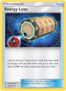 Energy Loto (122/145) [Sun & Moon: Guardians Rising] - Destination Retro