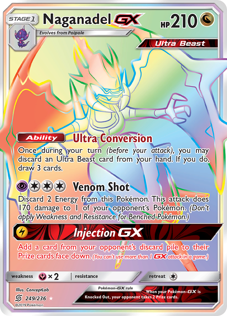 Naganadel GX (249/236) [Sun & Moon: Unified Minds] - Destination Retro