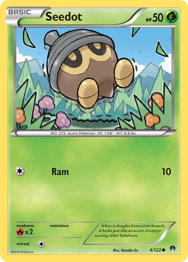 Seedot (4/122) [XY: BREAKpoint] - Destination Retro