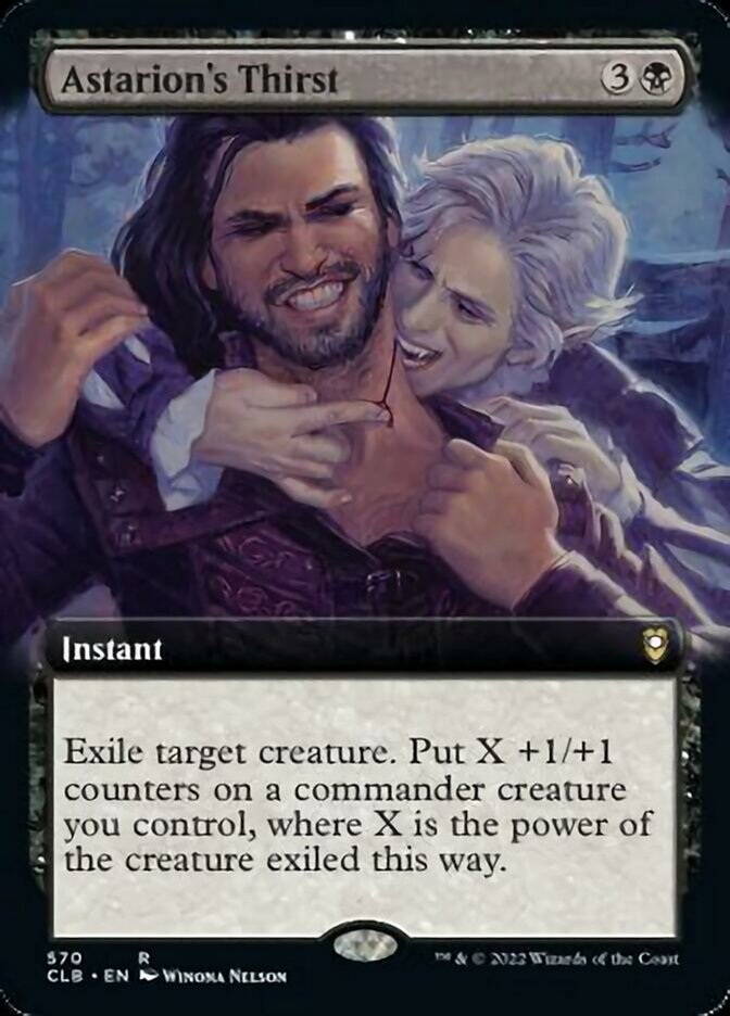 Astarion's Thirst (Extended Art) [Commander Legends: Battle for Baldur's Gate] - Destination Retro