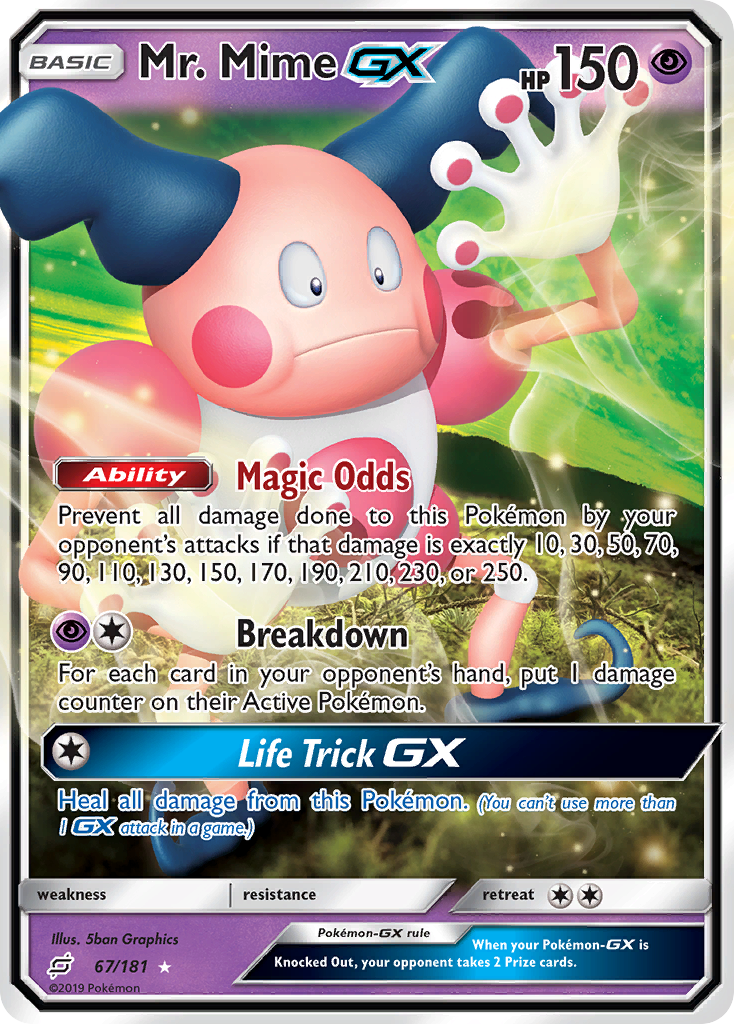 Mr. Mime GX (67/181) [Sun & Moon: Team Up] - Destination Retro
