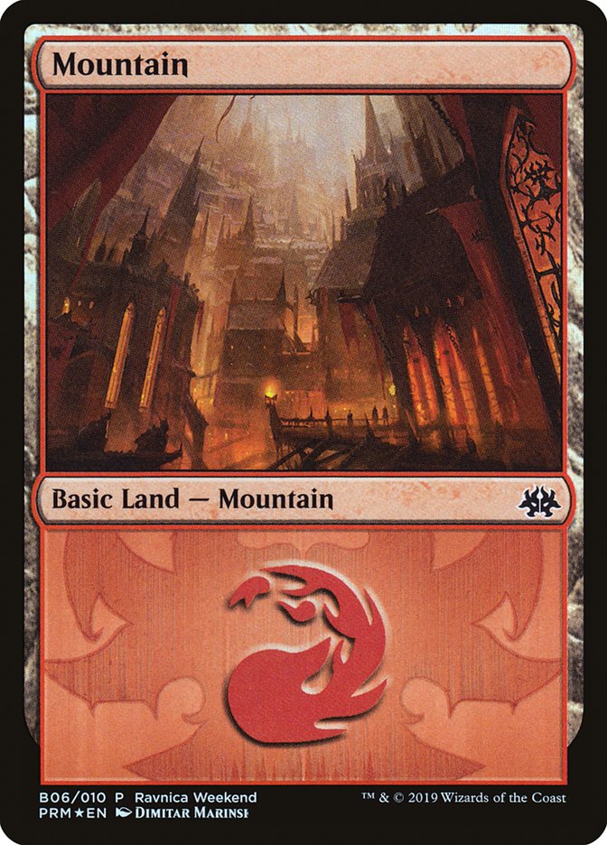 Mountain (B06) [Ravnica Allegiance Guild Kit] - Destination Retro