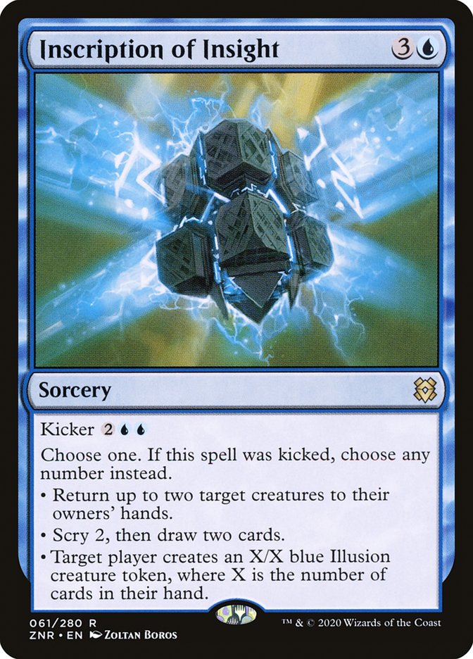 Inscription of Insight [Zendikar Rising] - Destination Retro