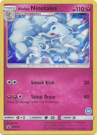 Alolan Ninetales (SM128) [Sun & Moon: Trainer Kit - Alolan Sandslash & Alolan Ninetales] - Destination Retro