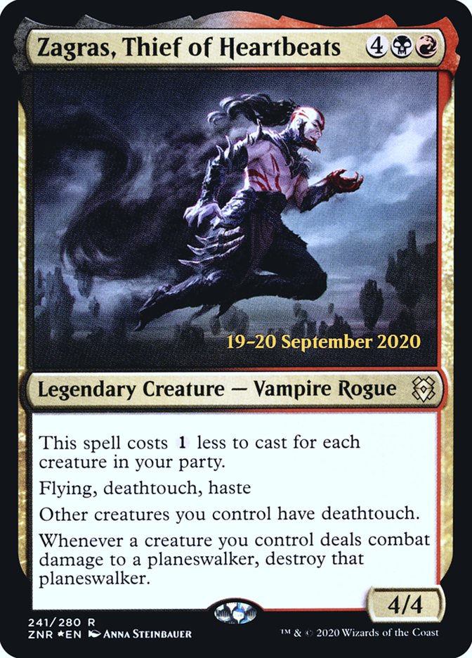 Zagras, Thief of Heartbeats  [Zendikar Rising Prerelease Promos] - Destination Retro