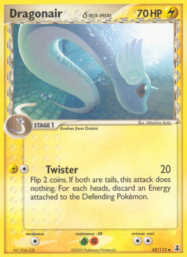 Dragonair (42/113) (Delta Species) [EX: Delta Species] - Destination Retro