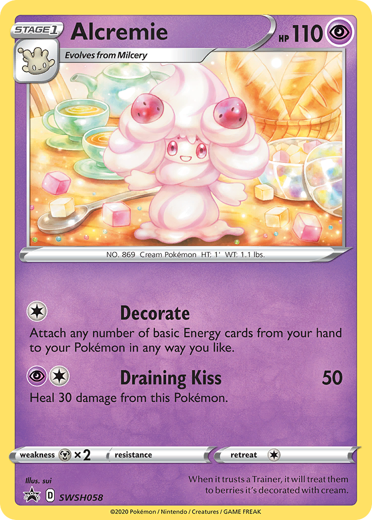 Alcremie (SWSH058) [Sword & Shield: Black Star Promos] - Destination Retro
