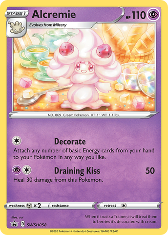 Alcremie (SWSH058) [Sword & Shield: Black Star Promos] - Destination Retro