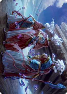 Guardians of Oboro Art Card [Kamigawa: Neon Dynasty Art Series] - Destination Retro