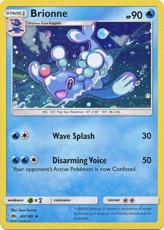 Brionne (40/149) (Cosmos Holo) [Sun & Moon: Base Set] - Destination Retro