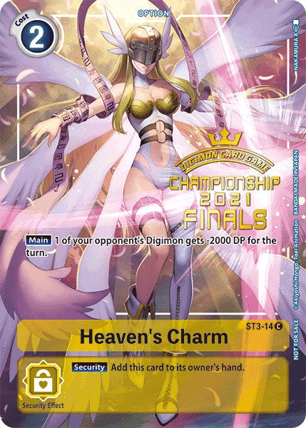 Heaven's Charm [ST3-14] (2021 Championship Finals Tamer's Evolution Pack) [Starter Deck: Heaven's Yellow Promos] - Destination Retro