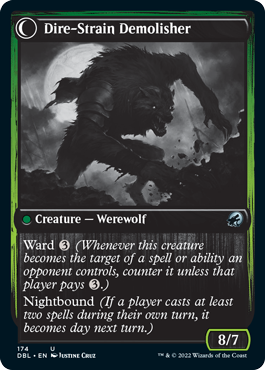 Burly Breaker // Dire-Strain Demolisher [Innistrad: Double Feature] - Destination Retro
