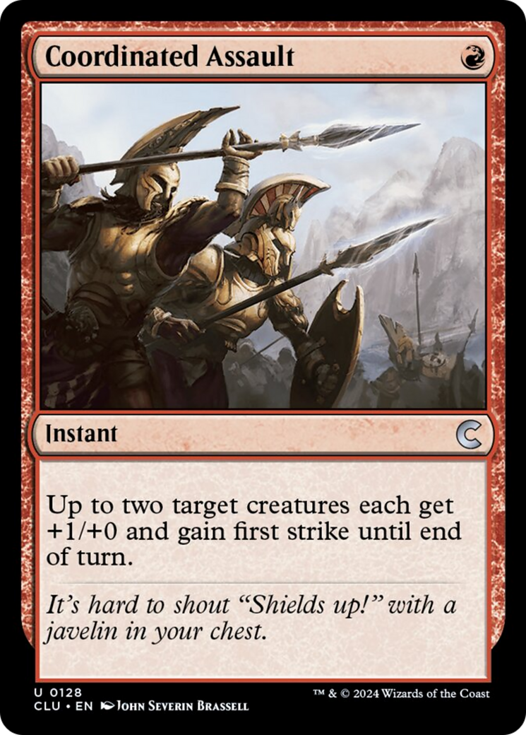 Coordinated Assault [Ravnica: Clue Edition] - Destination Retro