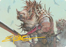 Gnoll Art Card (Gold-Stamped Signature) [Dungeons & Dragons: Adventures in the Forgotten Realms Art Series] - Destination Retro