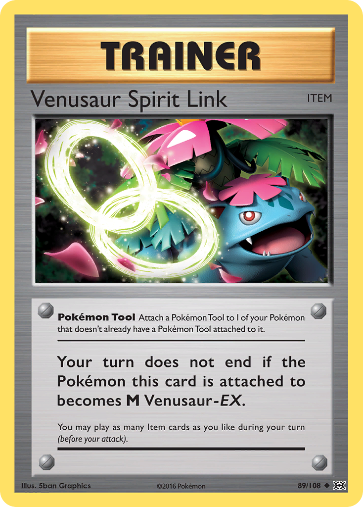 Venusaur Spirit Link (89/108) [XY: Evolutions] - Destination Retro