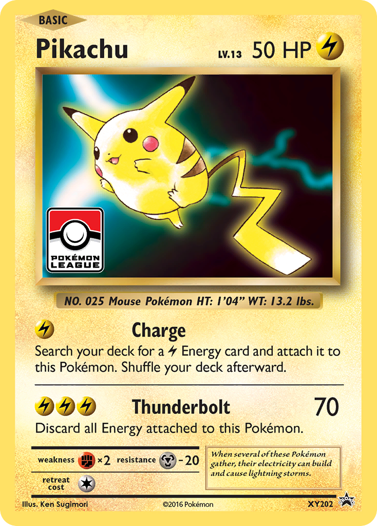 Pikachu (XY202) [XY: Black Star Promos] - Destination Retro