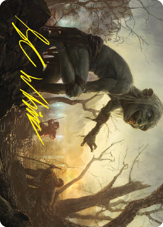 Smeagol, Helpful Guide Art Card (Gold-Stamped Signature) [The Lord of the Rings: Tales of Middle-earth Art Series] - Destination Retro