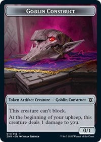 Goblin Construct // Kor Warrior Double-sided Token [Zendikar Rising Tokens] - Destination Retro