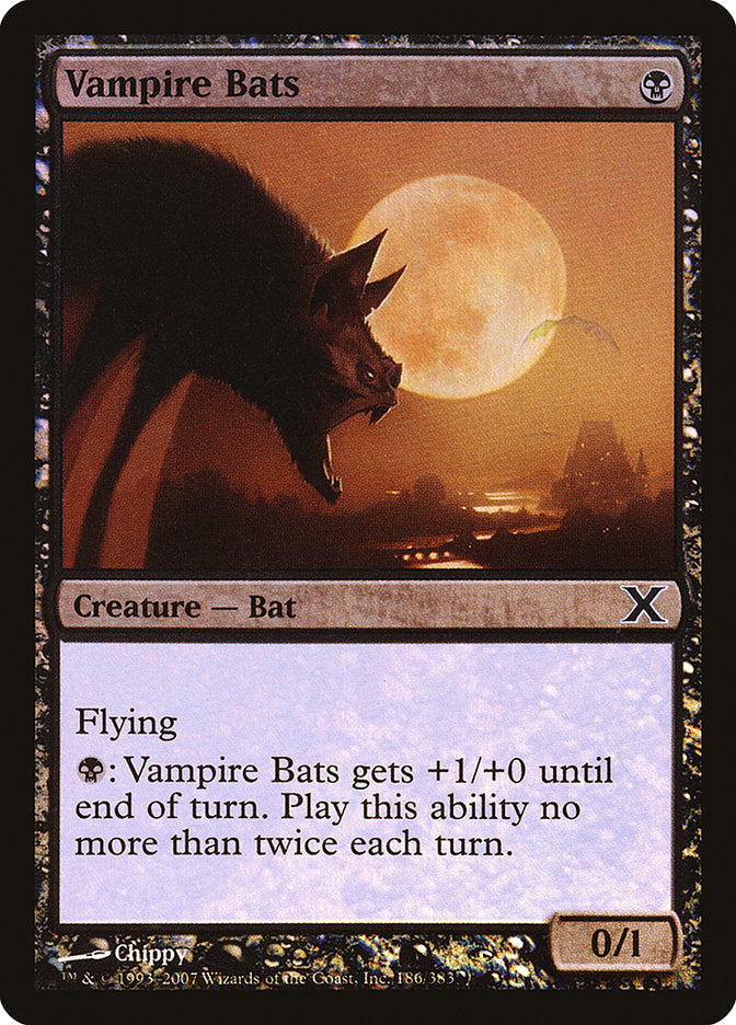 Vampire Bats (Premium Foil) [Tenth Edition] - Destination Retro