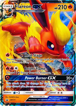 Flareon GX (SM171) (Jumbo Card) [Sun & Moon: Black Star Promos] - Destination Retro
