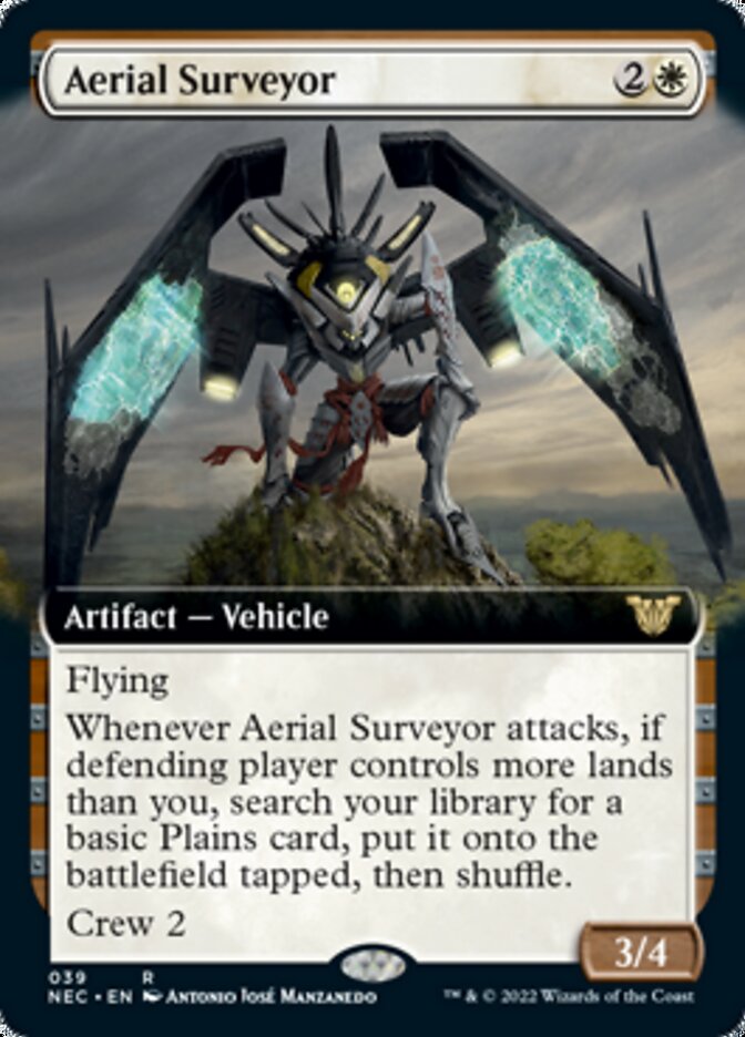 Aerial Surveyor (Extended) [Kamigawa: Neon Dynasty Commander] - Destination Retro