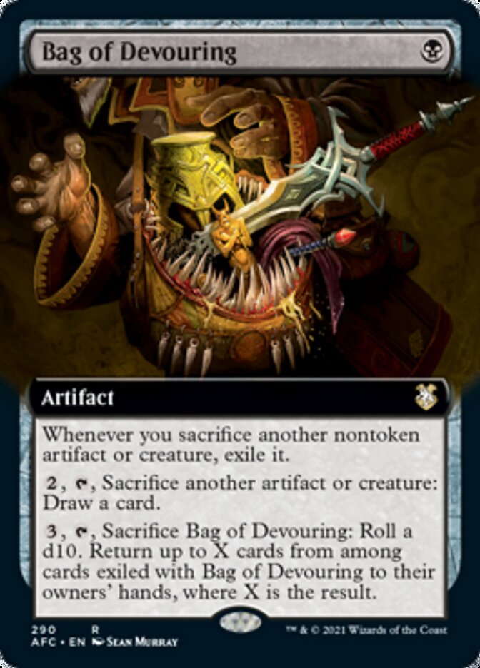 Bag of Devouring (Extended) [Dungeons & Dragons: Adventures in the Forgotten Realms Commander] - Destination Retro