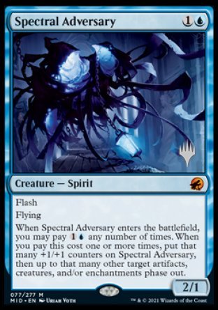 Spectral Adversary (Promo Pack) [Innistrad: Midnight Hunt Promos] - Destination Retro