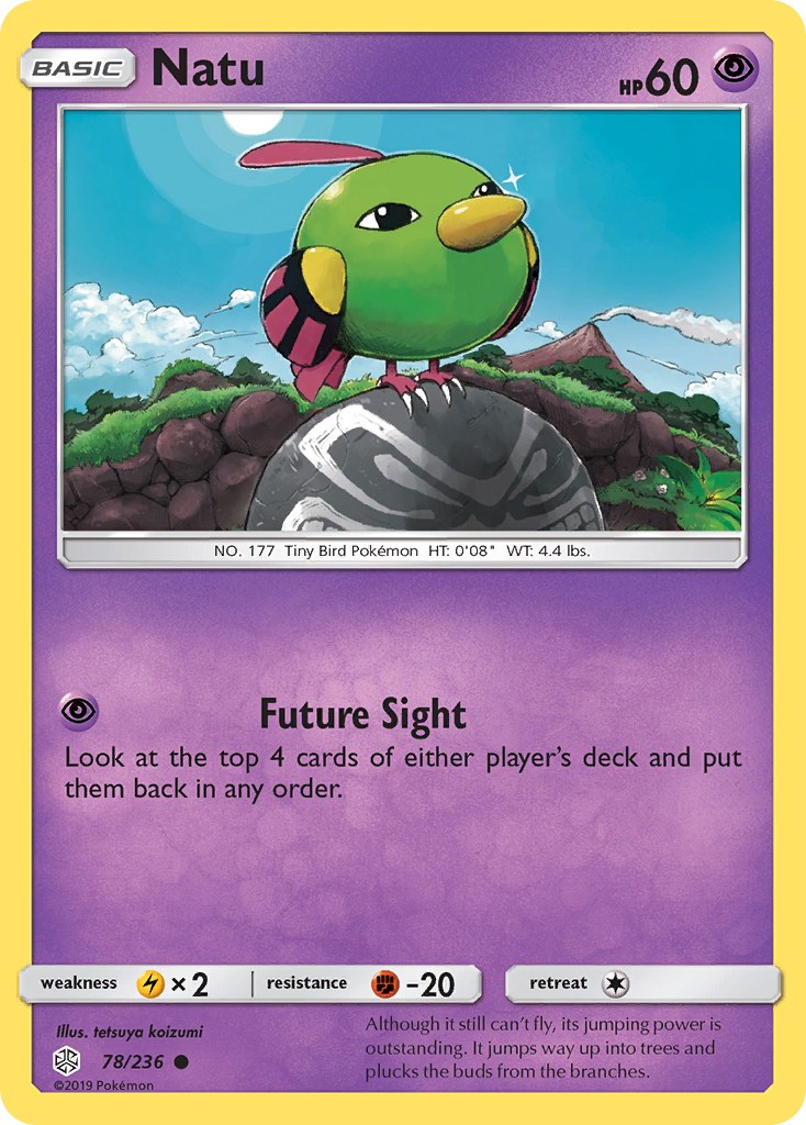 Natu (78/236) [Sun & Moon: Cosmic Eclipse] - Destination Retro