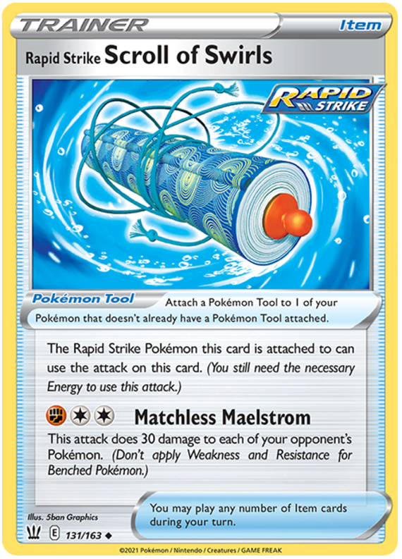 Rapid Strike Scroll of Swirls (131/163) [Sword & Shield: Battle Styles] - Destination Retro
