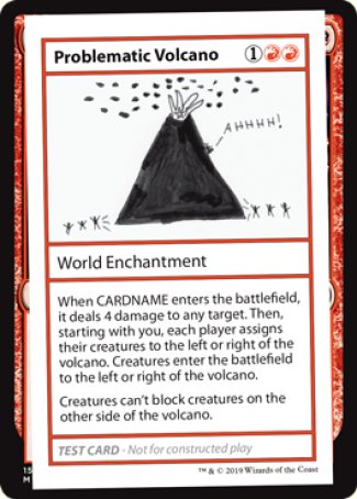 Problematic Volcano (2021 Edition) [Mystery Booster Playtest Cards] - Destination Retro