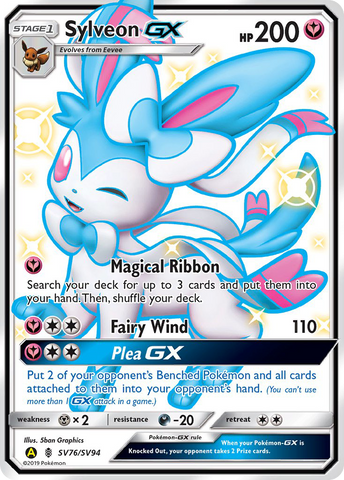 Sylveon GX (SV76/SV94) [Sun & Moon: Hidden Fates - Shiny Vault] - Destination Retro