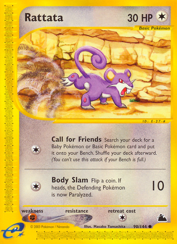 Rattata (90/144) [Skyridge] - Destination Retro
