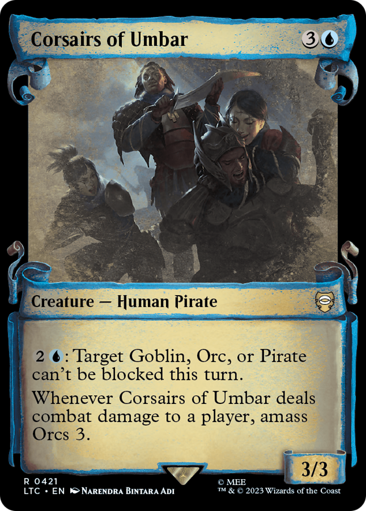 Corsairs of Umbar [The Lord of the Rings: Tales of Middle-Earth Commander Showcase Scrolls] - Destination Retro