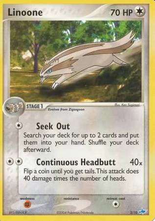 Linoone (3/10) [EX: Trainer Kit - Latios] - Destination Retro