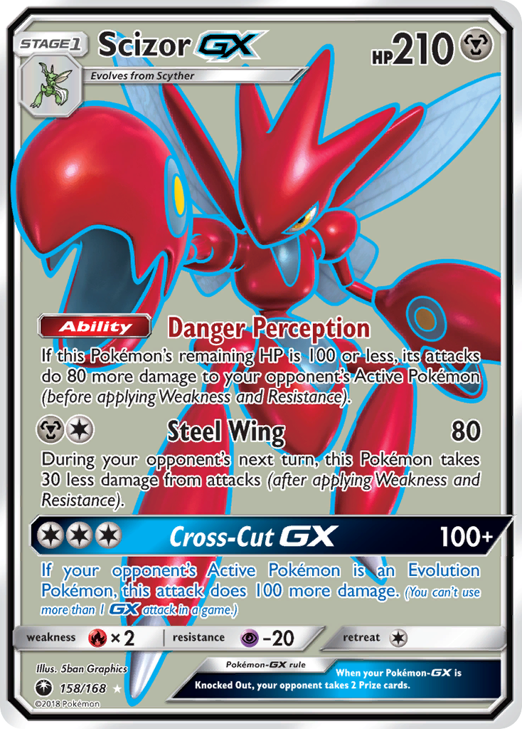Scizor GX (158/168) [Sun & Moon: Celestial Storm] - Destination Retro