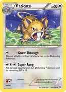 Raticate (105/149) [Black & White: Boundaries Crossed] - Destination Retro