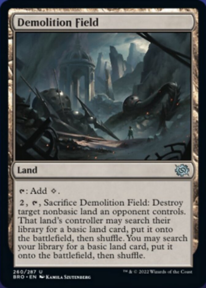 Demolition Field [The Brothers' War] - Destination Retro