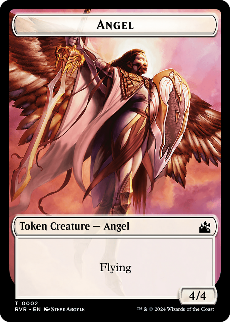 Angel Token (0002) [Ravnica Remastered Tokens] - Destination Retro
