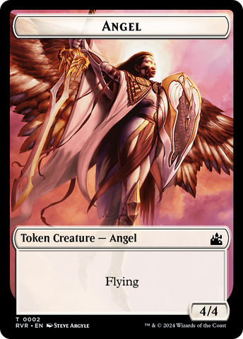 Angel Token (0002) [Ravnica Remastered Tokens] - Destination Retro
