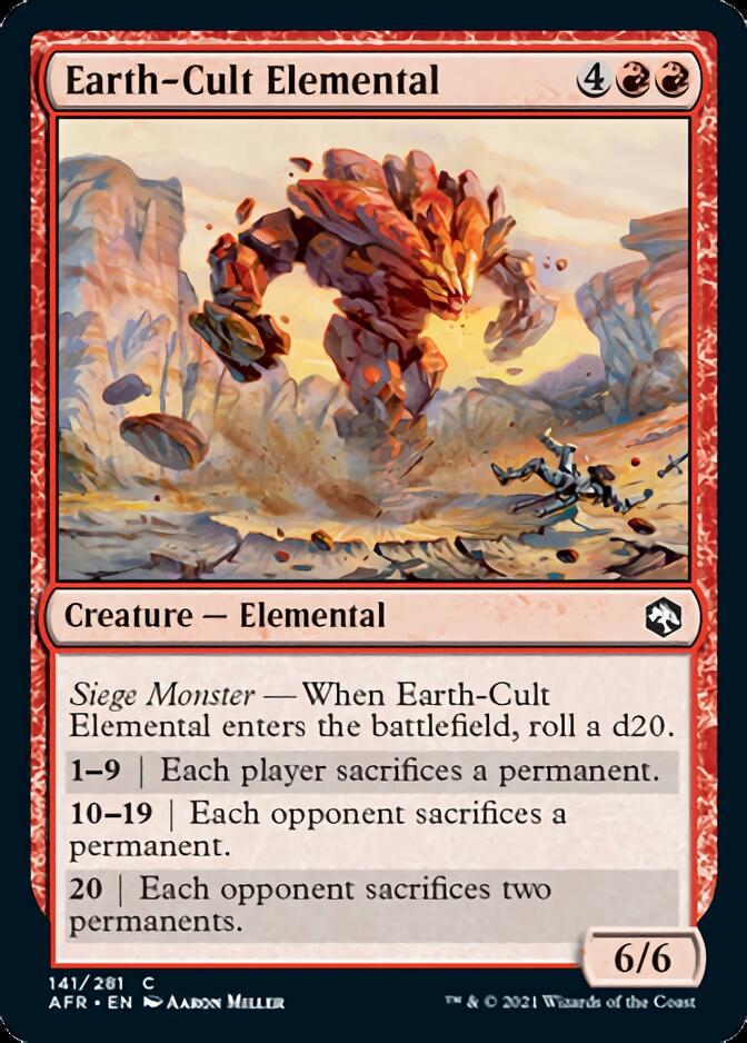 Earth-Cult Elemental [Dungeons & Dragons: Adventures in the Forgotten Realms] - Destination Retro